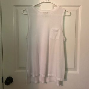 A new day white tank top